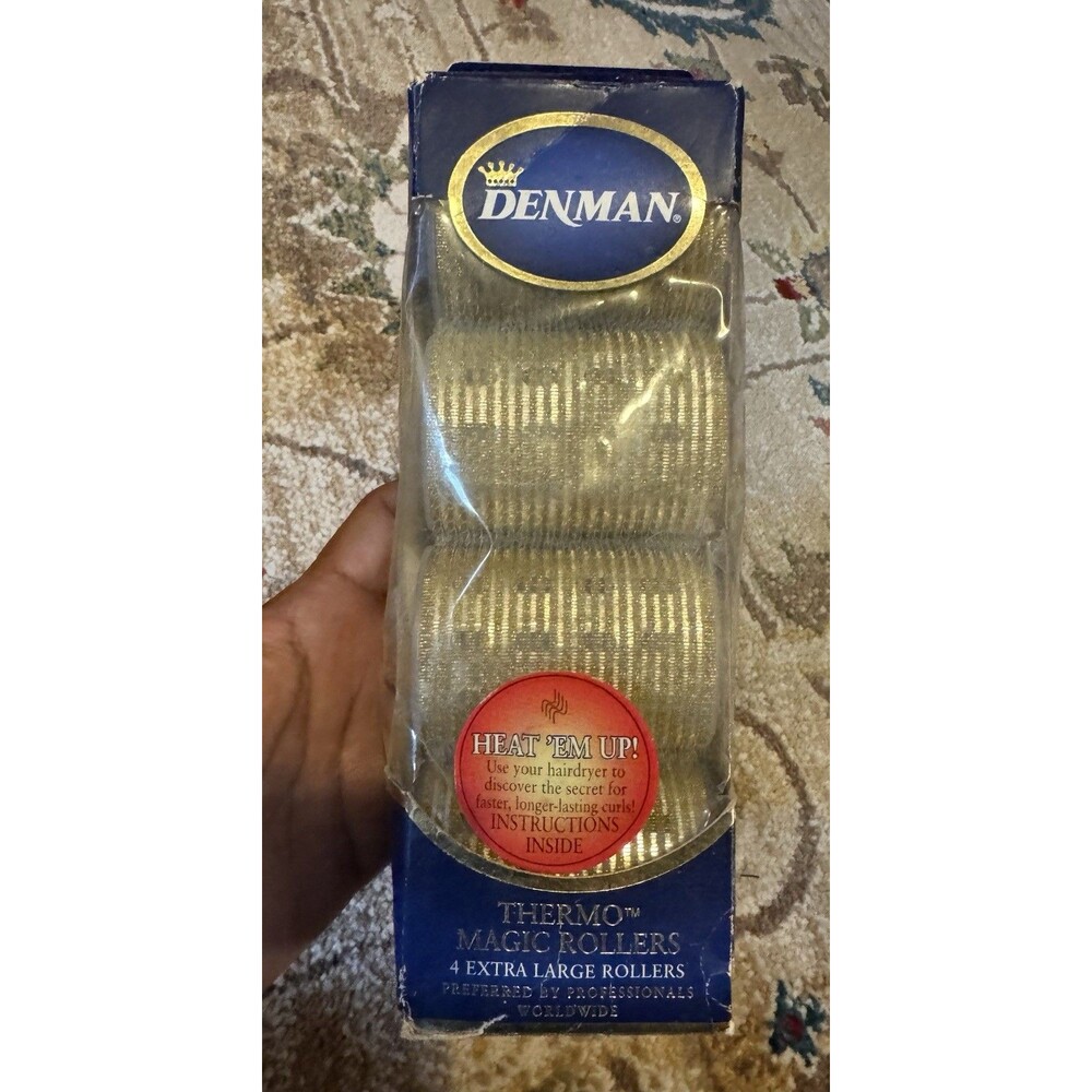 NEW Denman Thermo Magic Rollers Small & Medium Self Grip VTG